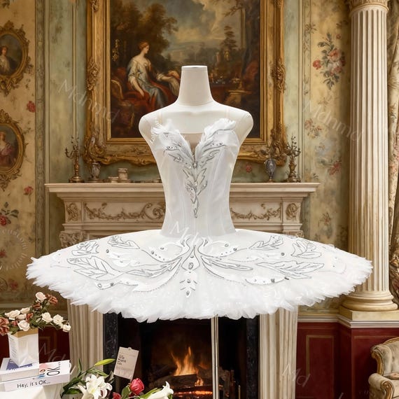 Handmade White Swan Lake Ballet Tutu: Custom Dance Costume - Etsy