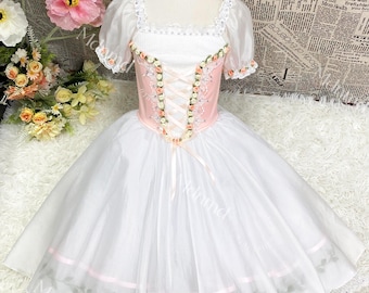 Romantic Tutu Coppelia Giselle Nutcracker Professional Ballerina Costume Custom made