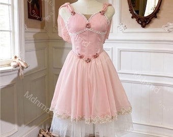 Sleeping Beauty Dress, Princess Ballet Costume, Pink Classical Ballet Aurora Variation Costume, Custom Stage Tutu