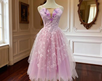 Pink Ballet Dress – Romantic Tulle Costume for Sleeping Beauty, Nutcracker Performances