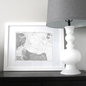 Chesapeake Bay Map Art: 1965 Virginia Nautical Chart (Digital Print)