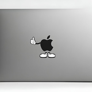 Cartoon Hands and Feet Sticker Macbook Laptop Retro Funny Water Bottle Phone