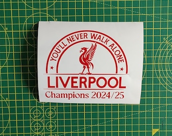 Champions Liverpool Unofficial Logo Vinyl Decal sticker Helmet Bumper Car Laptop Van