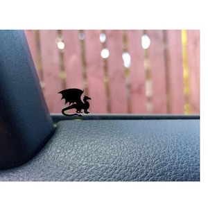 Dragon Hidden Easter egg decal small mini sticker for car windshield mirror windscreen hidden decal