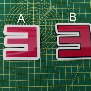 E Eminem inspired Sticker Vinyl Decal WaterProof Sticker