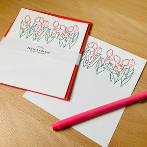Juego de letras impresas en tipografía, Koala y Tulipán, fabricado en Japón, Matoka, El Commun