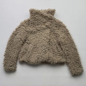 Vintage Faux Fur Cropped Jacket
