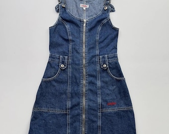 medals on dress blue alphas Indigo Denim Safari dress with Floral Precision Cut Skirt