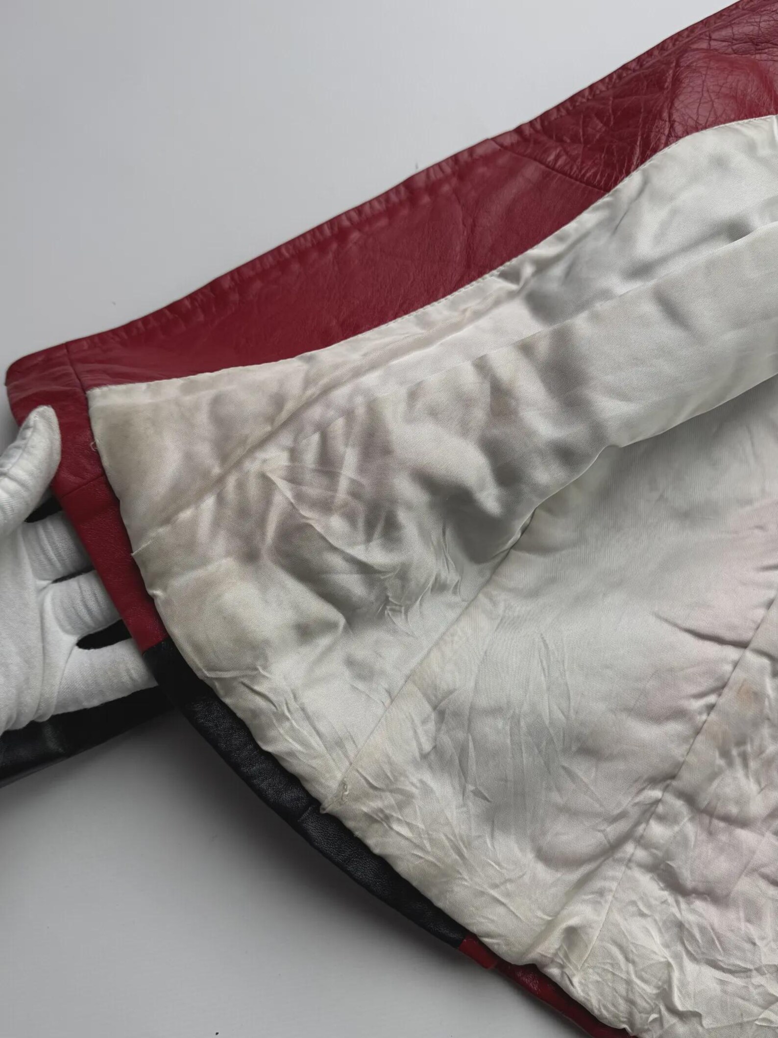 Vintage Racing Style Cropped Leather Jacket - Etsy