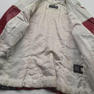 Vintage Racing Style Cropped Leather Jacket - Etsy