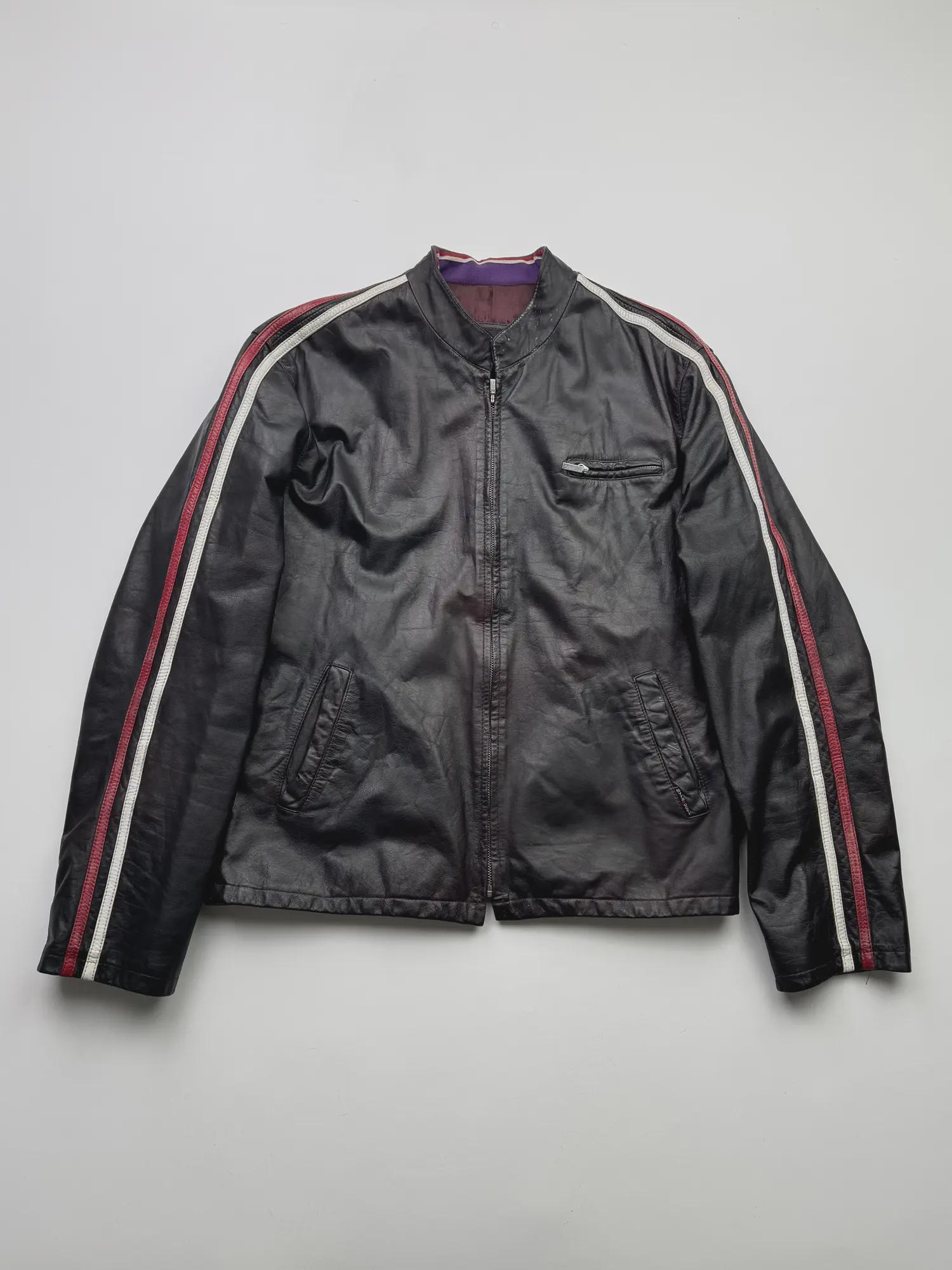 ヴィンテージレザーレーシングスタイルジャケット - Etsy 日本
