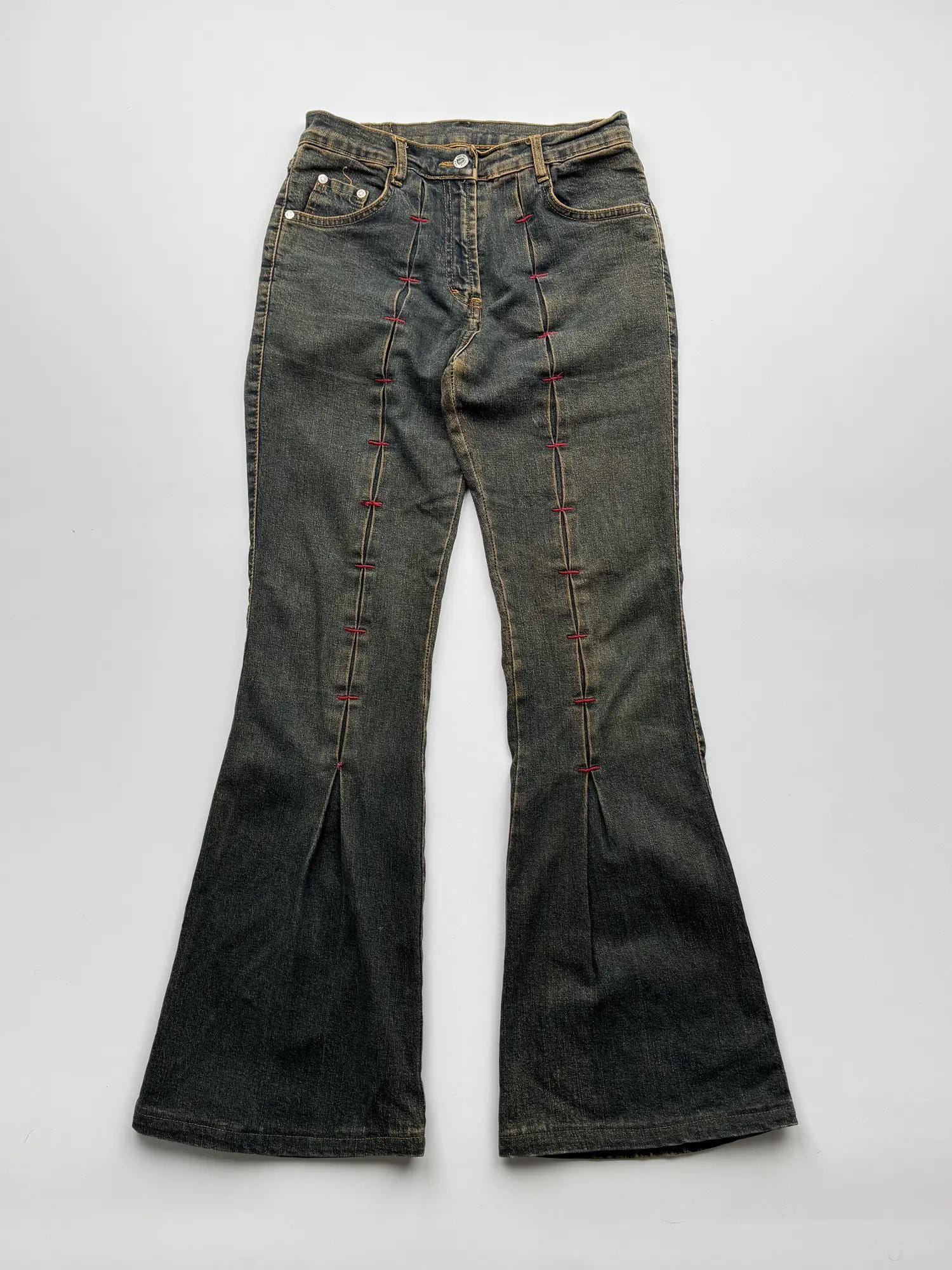 【PORTERNA】Jennifer faded flare jeans Kimes Ranch Women's Jeans Jennifer Sugar Fade Stretch Wide