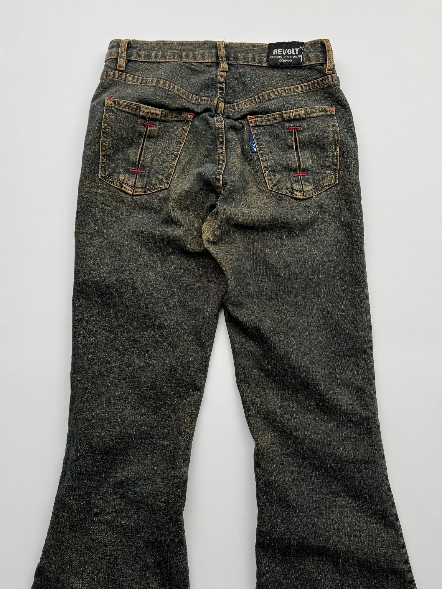 Vintage Faded Flare Jeans - Etsy