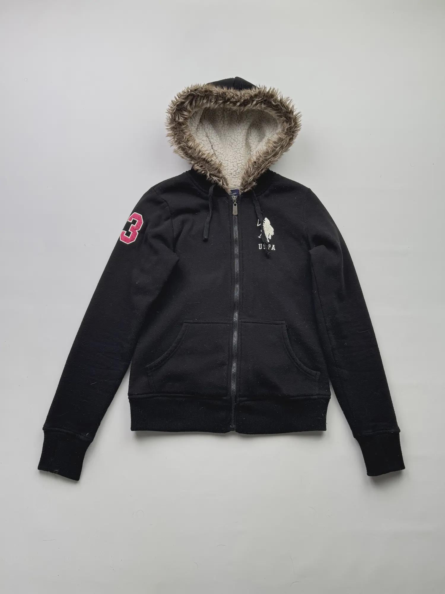 Fur Trim Zip up Hoodie - Etsy