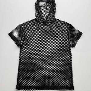 Vintage Mesh Hooded T-Shirt