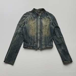 Vintage Cropped Denim Jacket