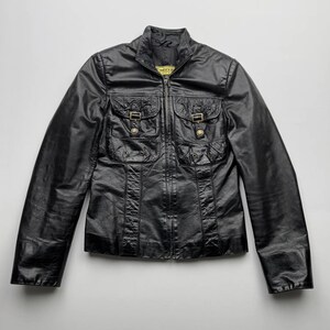 Vintage Cropped Leather Jacket
