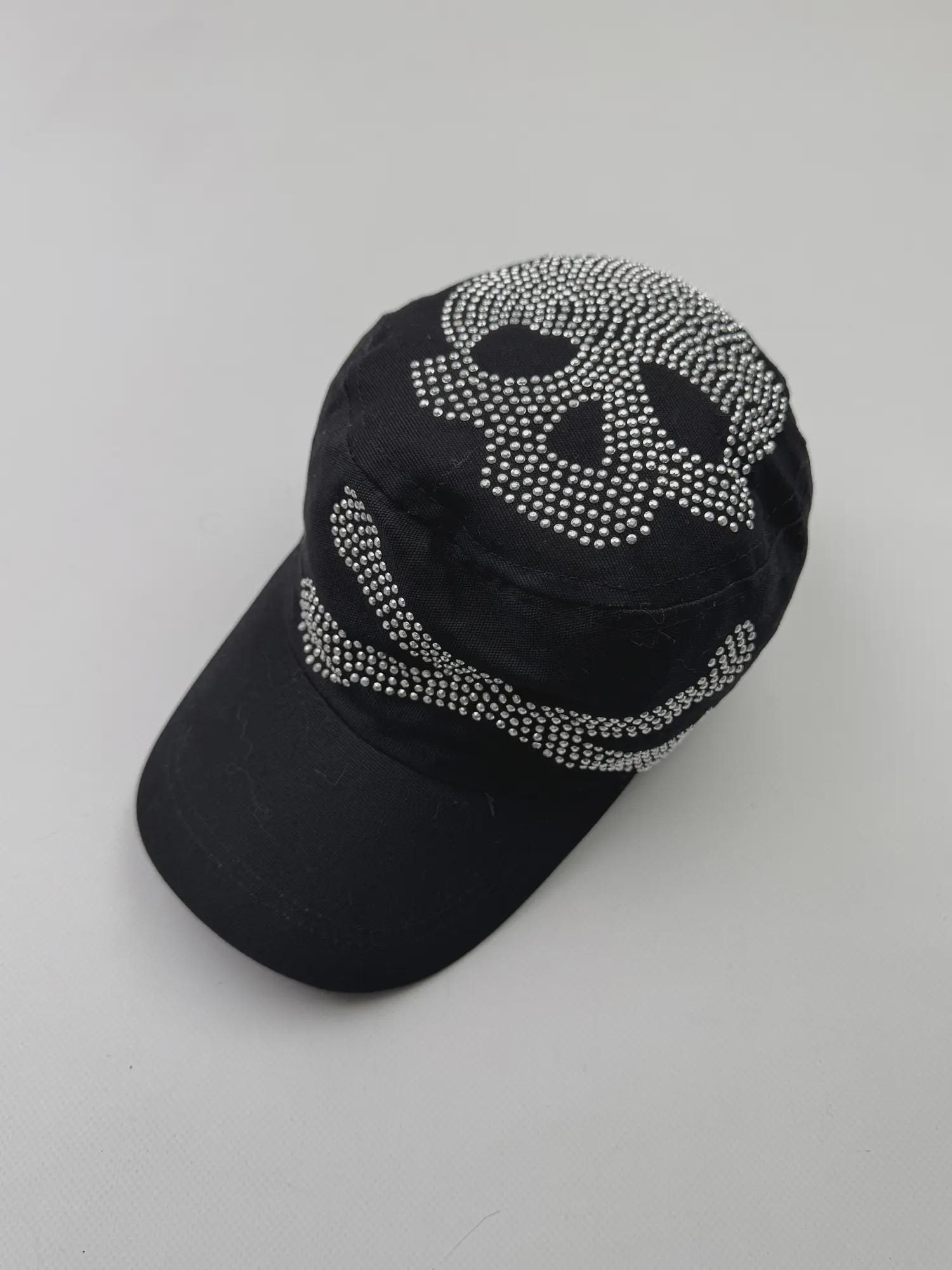 Studded Fitted Hat - Etsy