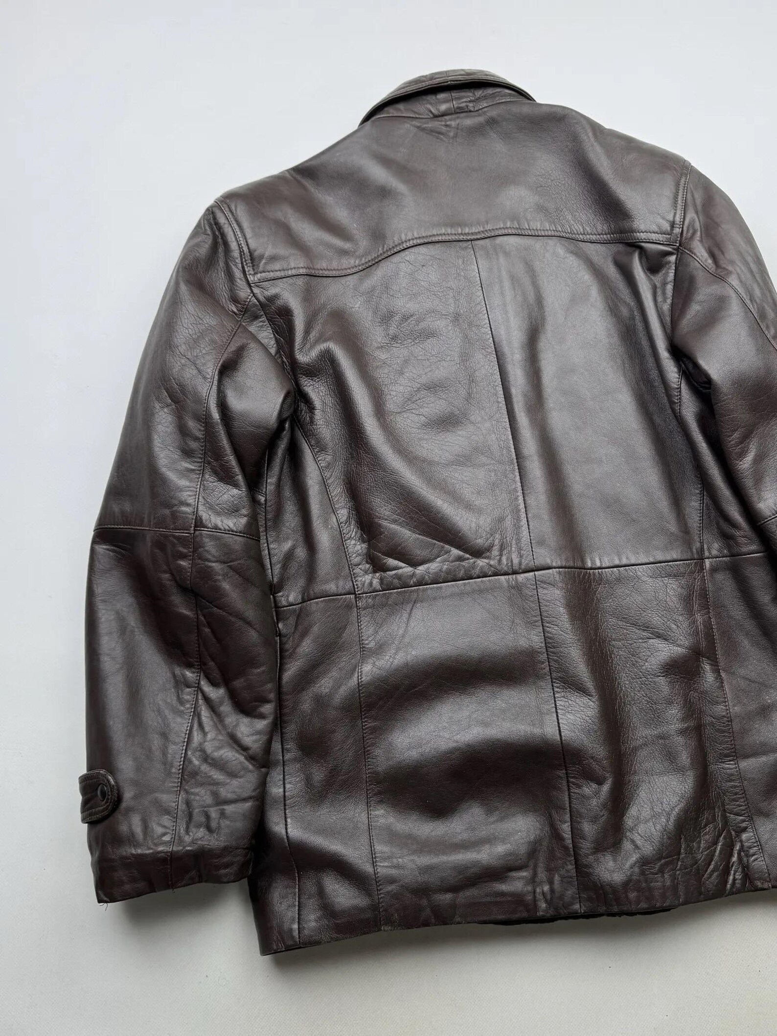 90s buttery leather jacket - S/M