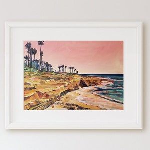 La Jolla wall art, La Jolla Cove Beaches, San Diego Beach art, Best seller. La Jolla Home decor, Captures the beauty of Southern California