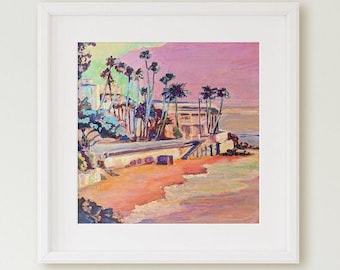 Santa Barbara, Butterfly Beach, Coral Casino, Santa Barabra wall art, Print, framed or canvas in variety of sizes., Christmas Gift