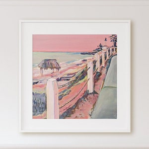 La Jolla beach art, Wind and Sea, WindanSea Beach, "The Shack", San Diego Coastline print,  San Diego wall art, Pacific Ocean print
