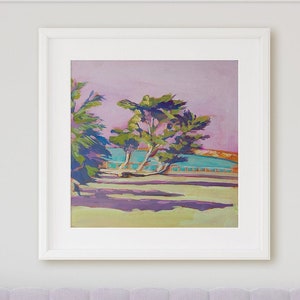 La Jolla Wall Art, Print of Ellen Browning Scripps Park, La Jolla Cove, San Diego, California, Option to order Framed and ready to Hang