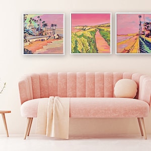 Santa Barbara art, California Coastal wall art, From Affordable prints to  ready to hang art. Choose from a series of seven images.
