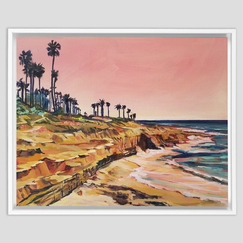 La Jolla Wall Art La Jolla Cove Beaches San Diego Beach Art Etsy