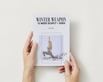 Gym Programme Template for canva.