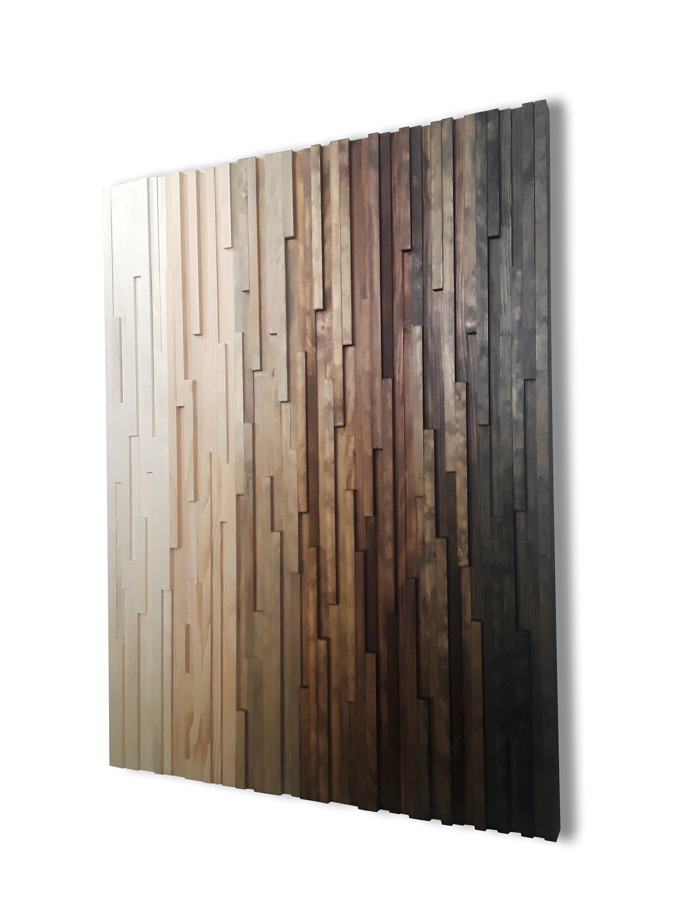 Rustic Decor Wood Art Living Room Picture Large Wall Etsy Canada