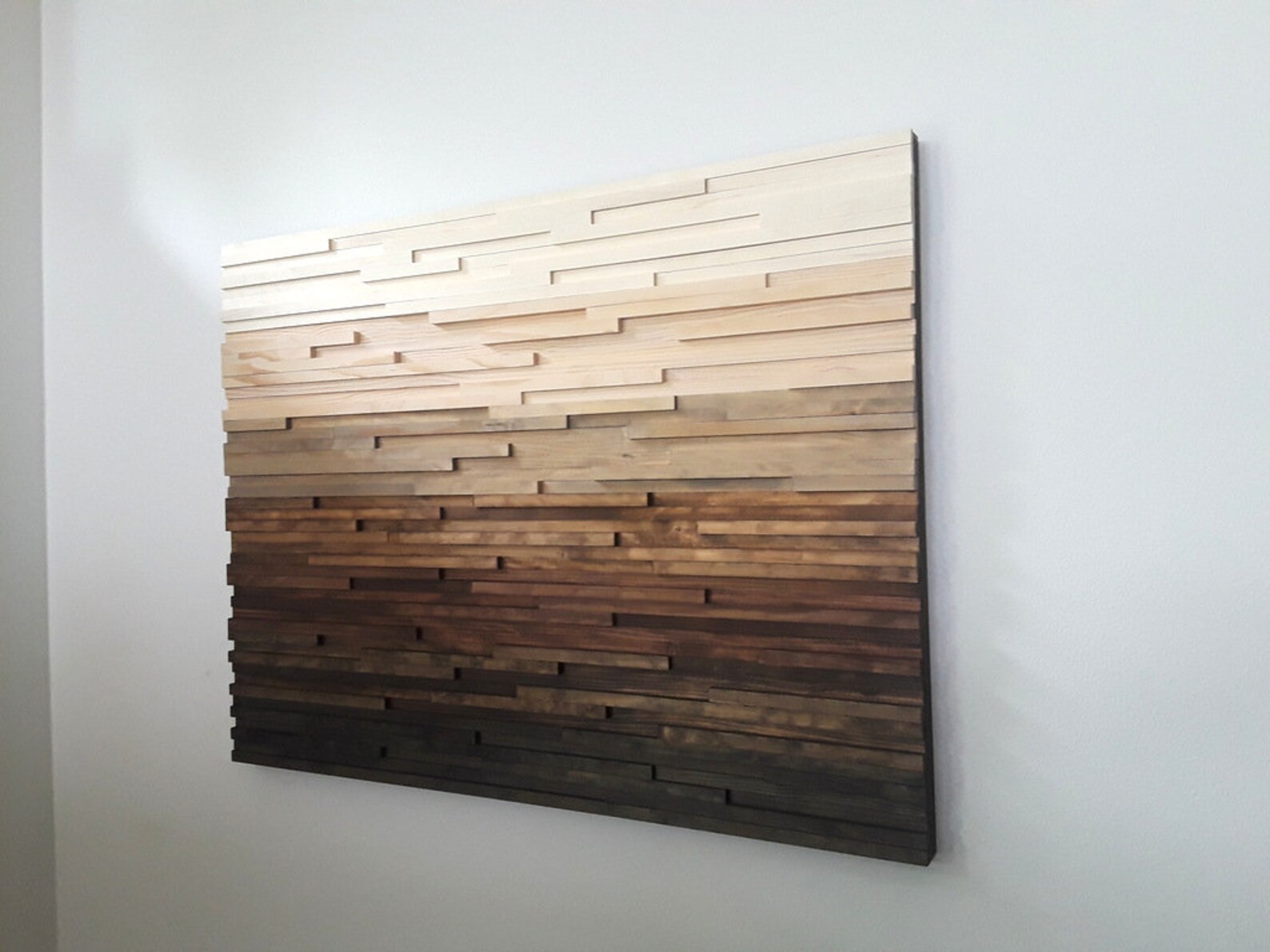 Rustic Decor Wood Art Living Room Picture Large Wall Etsy Canada