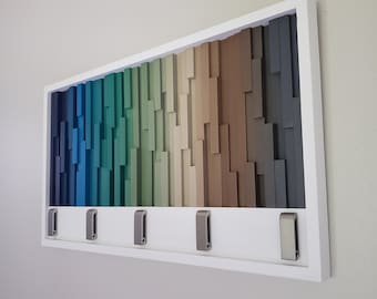 Decorative Wall Hook Wall Mount Rack, Customizable Wall Rack, Coat Storage Rack with Foldable Hooks, Hallway Organizer, Wall Mount Hooks
