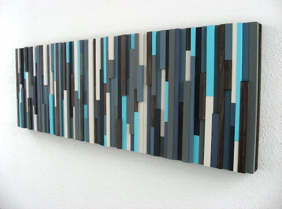 Wood Wall Sculpture, Wood Art, Wall Art, Wooden Artwork, Blue Art, Modern Wood Sculpture, Home Decor, Wall Decor, Abstract Art Blue