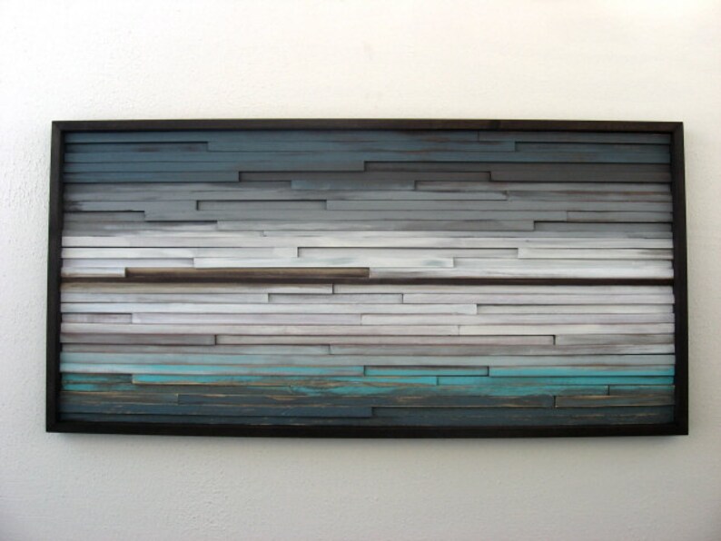 Wood Wall Art Landscape Wall Art Distressed Wood Sculpture Etsy