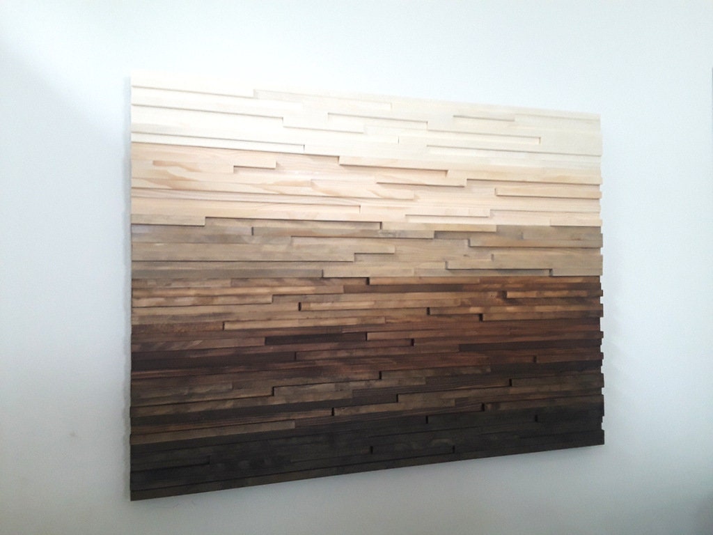 Rustic Decor Wood Art Living Room Picture Large Wall Etsy Canada