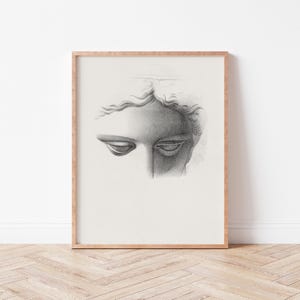 Vintage Portrait Wall Art | Digital Print Art | Antique Aesthetic | Classic Illustration Decor | Wild Violets Art Prints | FI0002