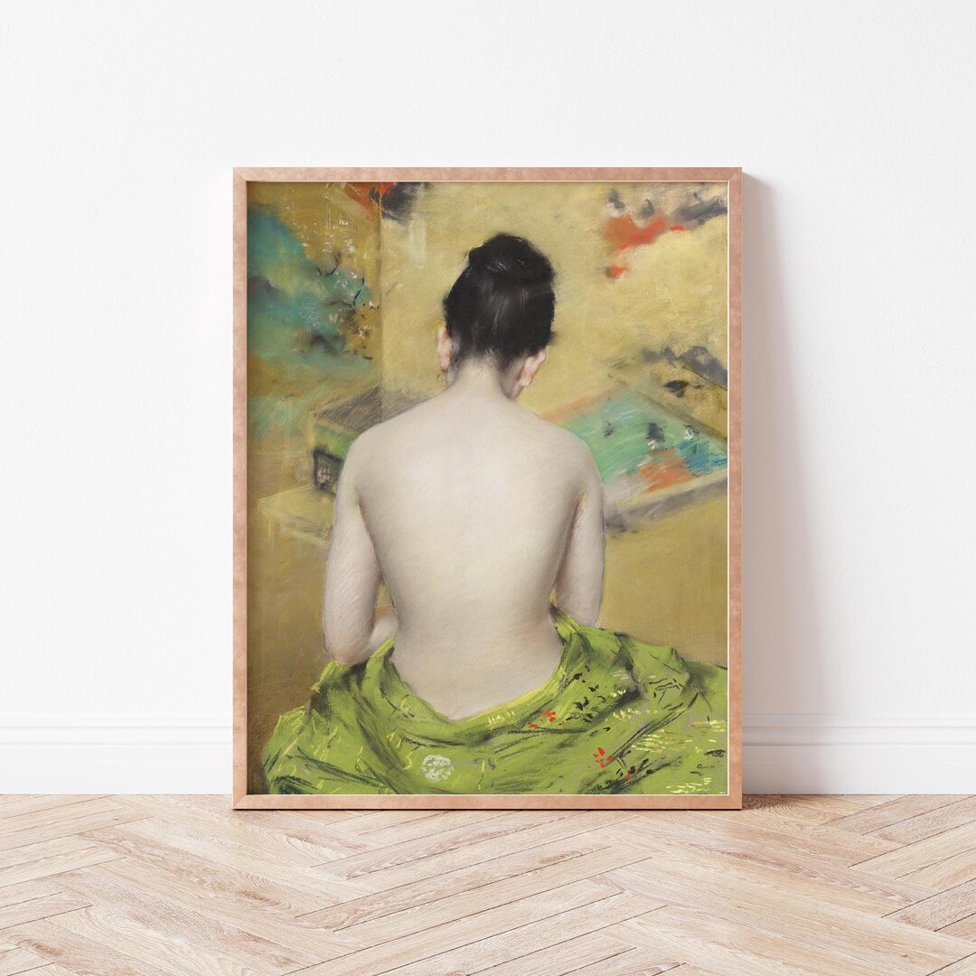 Elegant Female Body Painting | Digital Print Art | William Merritt