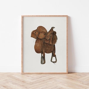 Vintage Cowboy Wall Decor | Printable Wall Art | Digital Download | Cowboy Decor | Wild West | Western Vintage Art | WildViolets | WE0003
