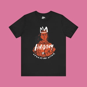 Hereditary Film Unisex black Jersey Tee - Horror Movie Graphic T-shirt