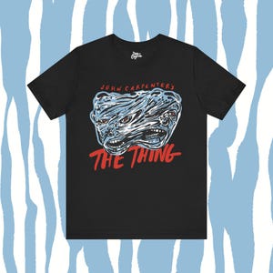 John Carpenter&#39;s The Thing Tee - Unisex Jersey Short Sleeve Vintage 80&#39;s Cult Horror T-Shirt