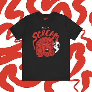 Scream 1996  Wes Craven Horror movie tee - cult classic Graphic Unisex Jersey Shirt