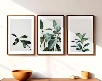 Plant Leaves Digital Print- Design Wall Decor Art