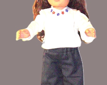 18" doll pants and shirt