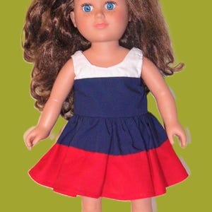 18&quot; Doll Patriotic Dress
