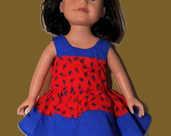 18" doll summer dress