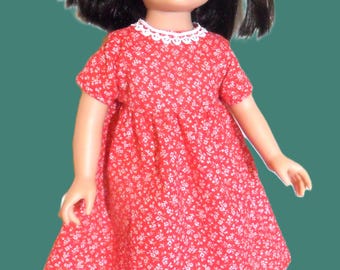 Red 18" Doll dress