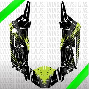 Polaris RZR 1000 XP 2014 - 2020 4 DOORS Graphic Templates Design