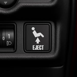 Eject button pack - 3 stickers, Eject Button Decal, Car Blank Button Decal, Eject Button, Eject Passenger Button, Blank Button Decal
