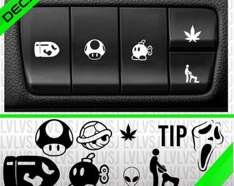 Ensemble d'autocollants amusants pour voitures - 9 autocollants uniques pour humour et personnalité